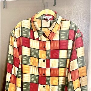 'Notations Woman' Colorblock Tunic (Plus)